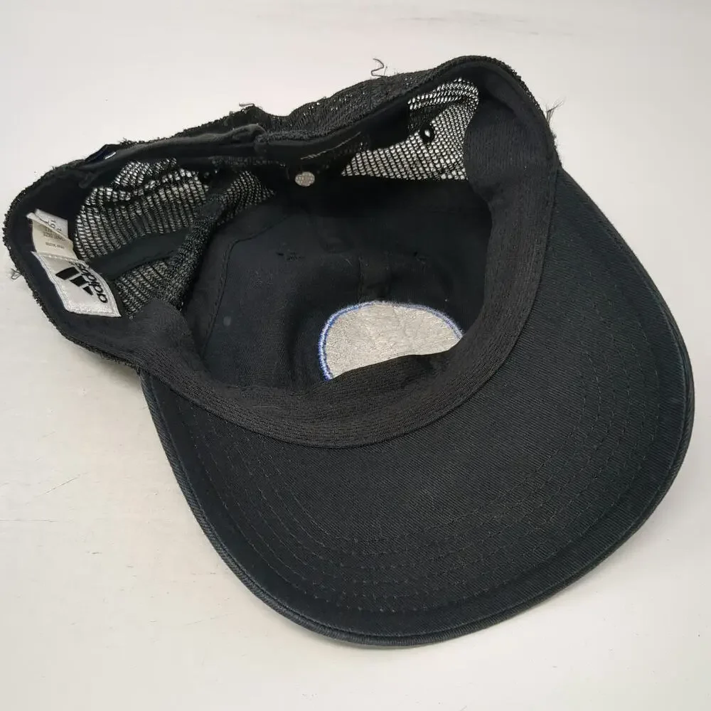 Adidas Baseball Cap Black One Size Boston Marathon 2015 BAA Logo Mesh Back Hat